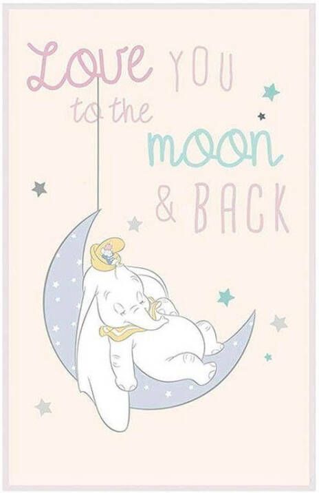 Komar Wanddecoratie Dumbo Moon Wanddecoratie voor de kinderkamer zonder lijst (1 stuk) - Foto 8