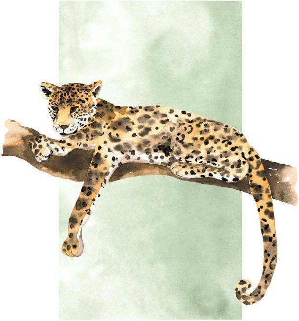 Komar Poster Lazy Leopard Kinderkamer slaapkamer woonkamer (1 stuk) - Foto 4