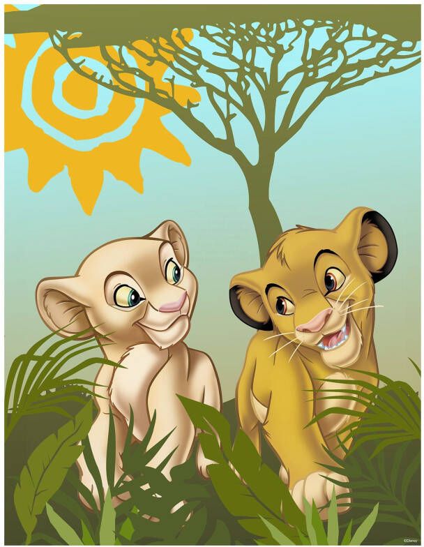 Komar Poster Lion King Urembo Meadows Kinderkamer slaapkamer woonkamer (1 stuk) - Foto 4