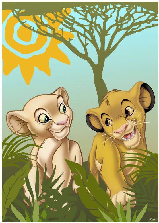 Komar Poster Lion King Urembo Meadows Kinderkamer slaapkamer woonkamer (1 stuk) - Foto 4