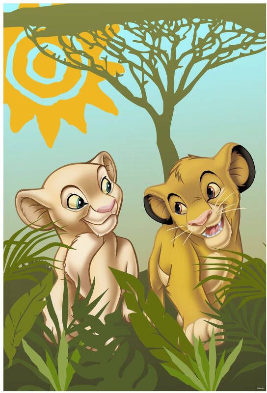 Komar Poster Lion King Urembo Meadows Kinderkamer slaapkamer woonkamer (1 stuk) - Foto 4