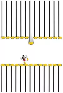 Komar Poster Mickey Mouse Footlines Hoogte: 50 cm