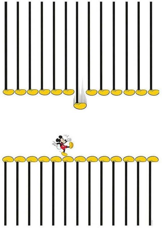 Komar Poster Mickey Mouse Footlines Kinderkamer slaapkamer woonkamer - Foto 6