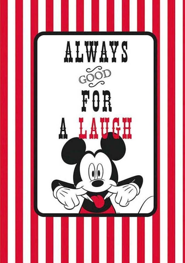Komar Poster Mickey Mouse Laugh Kinderkamer slaapkamer woonkamer