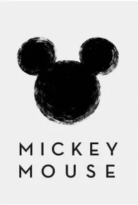 Komar Poster Mickey Mouse Silhouet Hoogte: 50 cm