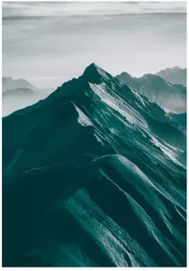 Komar Poster Mountains top Hoogte: 50 cm