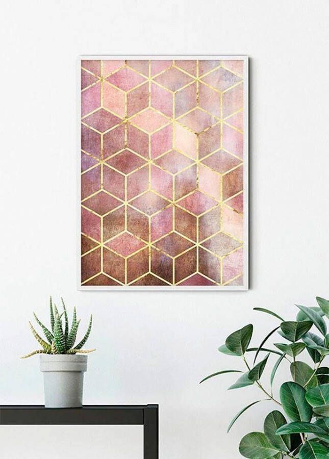 Komar Wanddecoratie Mozaïek rosso Wanddecoratie zonder lijst (1 stuk) - Foto 6