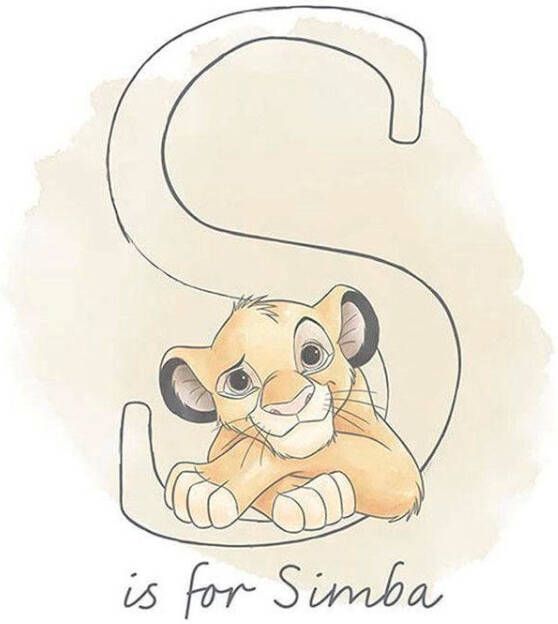 Komar Wanddecoratie S like SIMBA Wanddecoratie voor de kinderkamer zonder lijst (1 stuk) - Foto 7