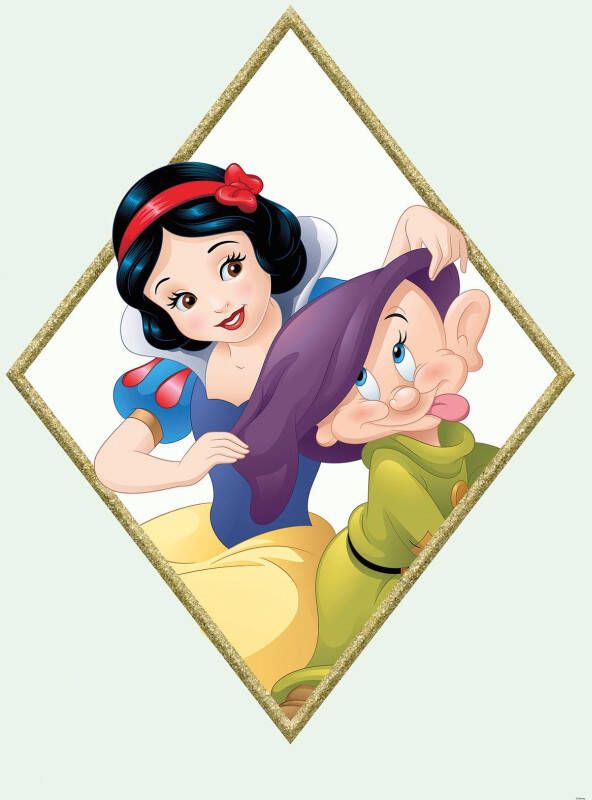 Komar Poster Snow white & Dopey Kinderkamer slaapkamer woonkamer - Foto 4