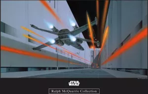 Komar Poster Star Wars Classic RMQ Death star trenchcoat