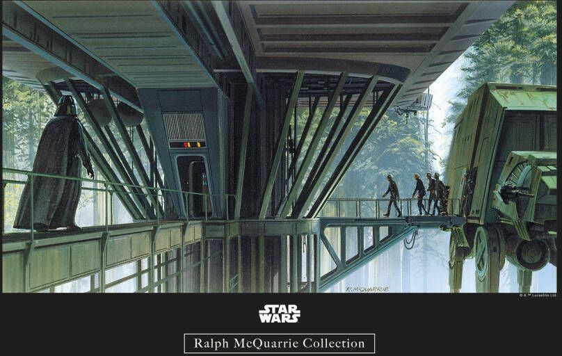 Komar Wanddecoratie Star Wars Classic RMQ Endor dok Wanddecoratie voor de kinderkamer zonder lijst (1 stuk) - Foto 5