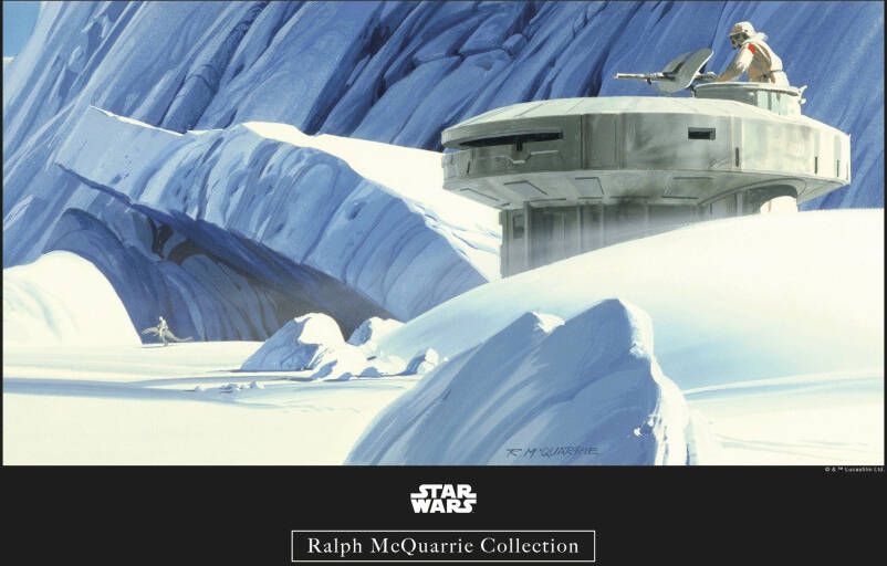 Komar Wanddecoratie Star Wars Classic RMQ Hoth echo Base Wanddecoratie voor de kinderkamer zonder lijst (1 stuk) - Foto 4