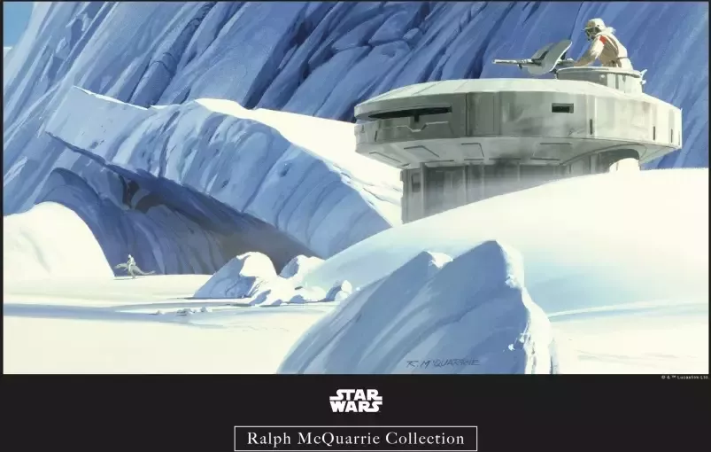 Komar Poster Star Wars Classic RMQ Hoth echo Base