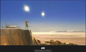 Komar Poster Star Wars Classic RMQ Mos Eisley Edge