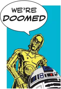 Komar Poster Star Wars Classic stripverhaal aandeel Droids