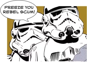 Komar Poster Star Wars Classic stripverhaal aandeel Stormtrooper