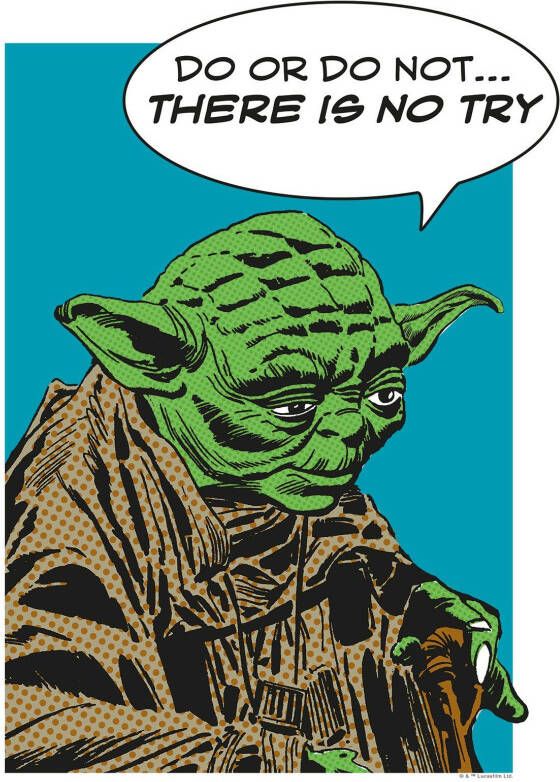 Komar Poster Star Wars Classic stripverhaal aandeel Yoda - Foto 5