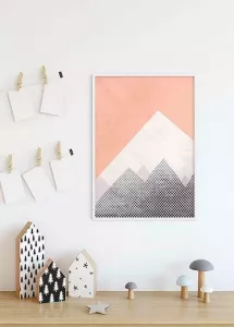 Komar Poster Wild and Free Mountain Hoogte: 40 cm