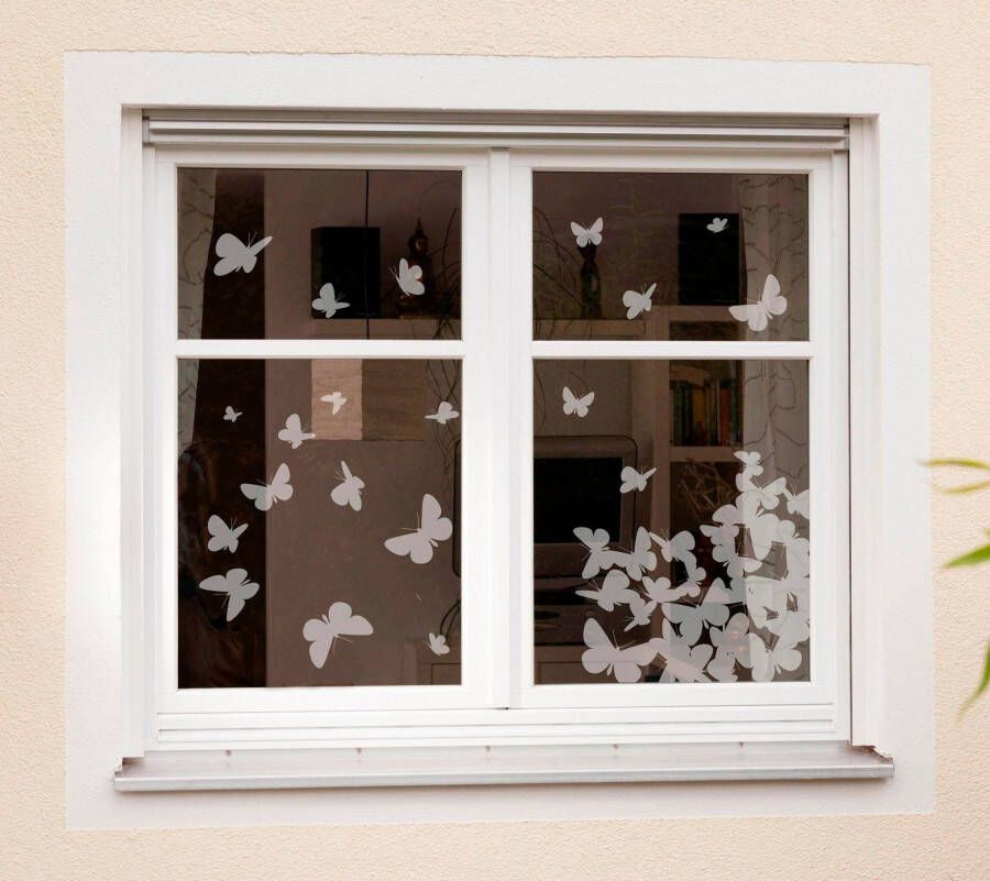 Komar Raamdecoratie Vlinders 31x31 cm zelfklevend (21 stuks) - Foto 4