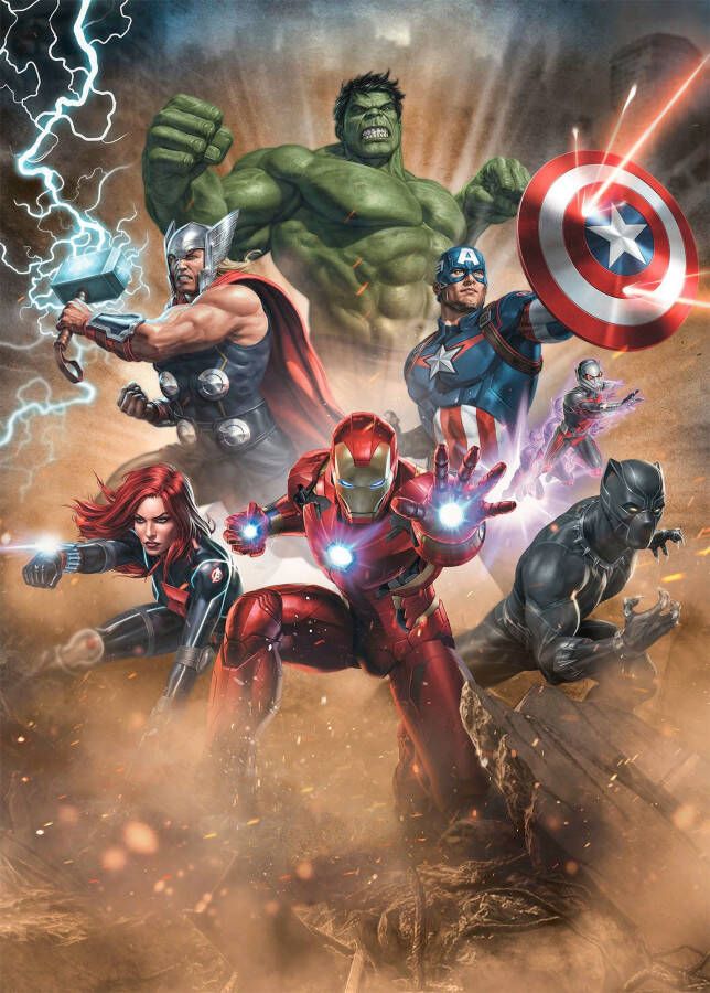 Komar Vliesbehang Avengers Superpower 200x280 cm (breedte x hoogte) - Foto 3