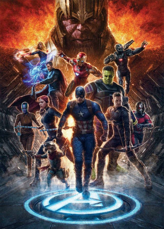 Komar Vliesbehang Avengers vs Thanos 200x280 cm (breedte x hoogte) - Foto 4