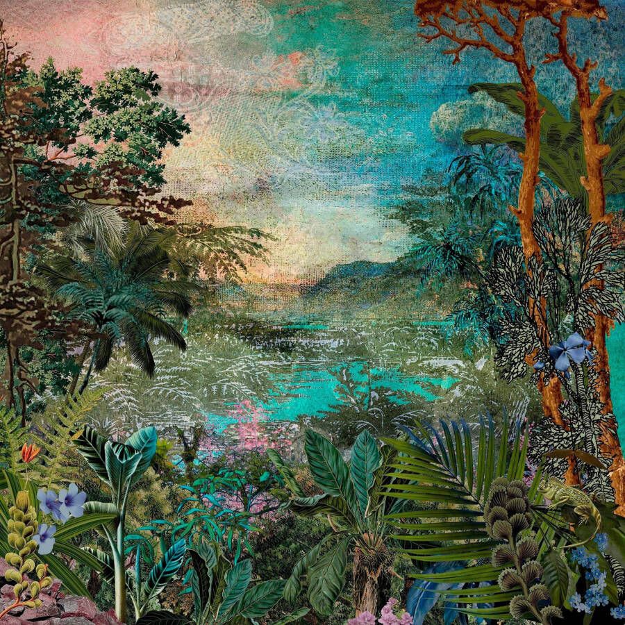 Komar Vliesbehang Digitale print vlies Cours Fluvial Afmeting 250 x 250 cm - Foto 5