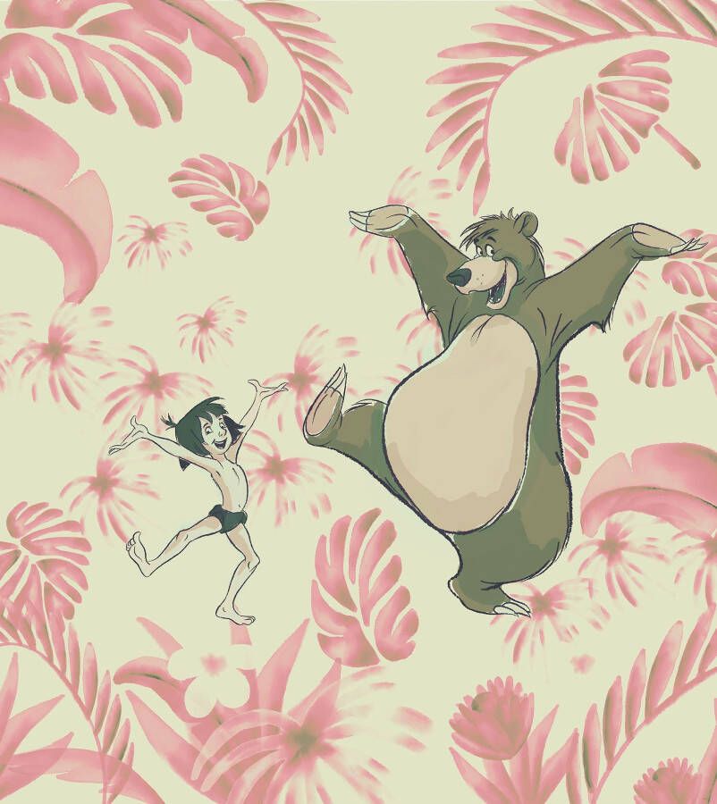 Komar Vliesbehang Digitale print vlies Dance the Jungle Afmeting 250 x 280 cm (set) - Foto 4