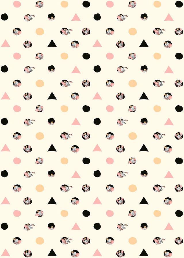 Komar Vliesbehang Digitale print vlies Dumbo Angles & Dots Afmeting 200 x 280 cm - Foto 4