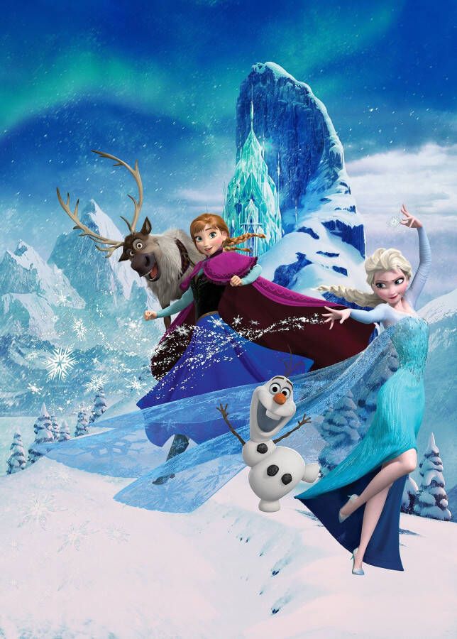 Komar Vliesbehang Frozen Elsa's Magic 200x280 cm (breedte x hoogte) (1 stuk) - Foto 3
