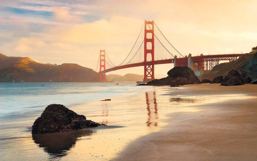 Komar Vliesbehang Golden Gate (1 stuk) - Foto 4