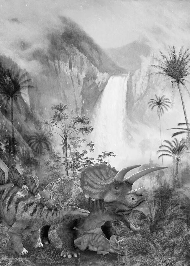 Komar Vliesbehang Jurassic Waterfall 200x280 cm (breedte x hoogte) - Foto 4