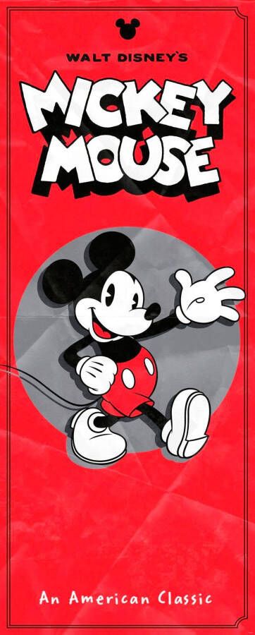 Komar Vliesbehang Mickey American Classic (1 stuk) - Foto 4