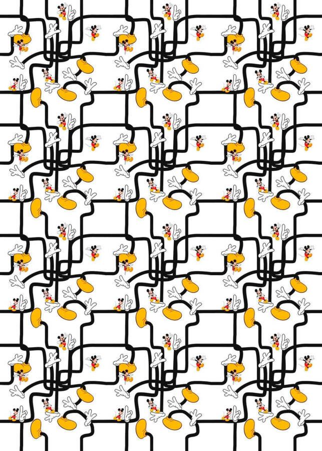 Komar Vliesbehang Mickey Mouse Foot labyrint 200x280 cm (breedte x hoogte) - Foto 4