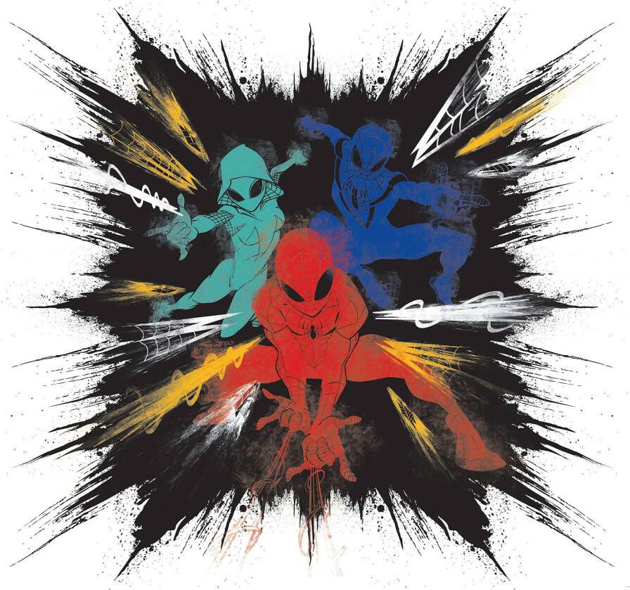 Komar Vliesbehang Spider-Man Color Explosion 300x280 cm (breedte x hoogte) - Foto 4