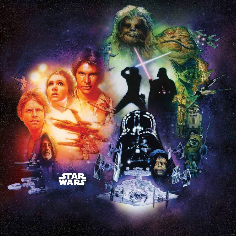 Komar Vliesbehang Star Wars Classic Poster Collage (set)