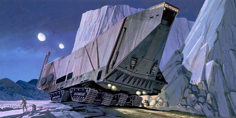 Komar Vliesbehang Star Wars Classic RMQ Sandcrawler (set) - Foto 4