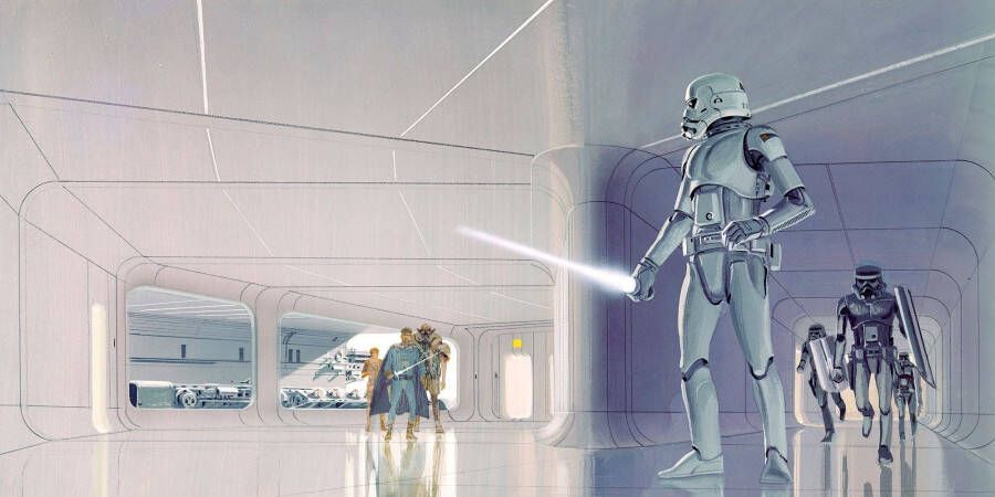 Komar Vliesbehang Star Wars Classic RMQ Stormtrooper Hallway (set) - Foto 4
