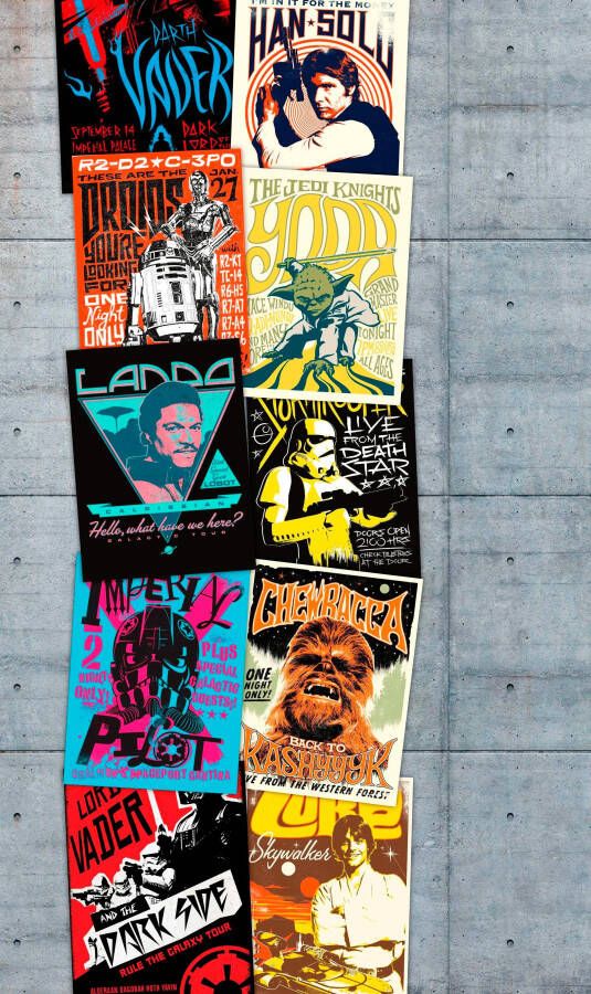 Komar Vliesbehang Digitale print vlies Star Wars Rock on Wall Afmeting 120 x 200 cm (1 stuk) - Foto 4
