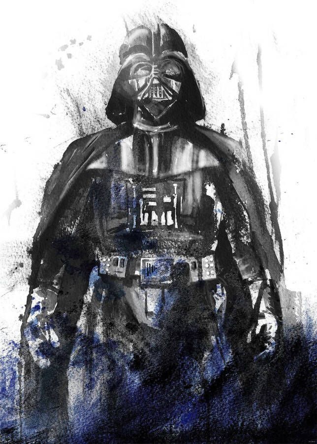 Komar Vliesbehang Star Wars Watercolor Vader 200x280 cm (breedte x hoogte)