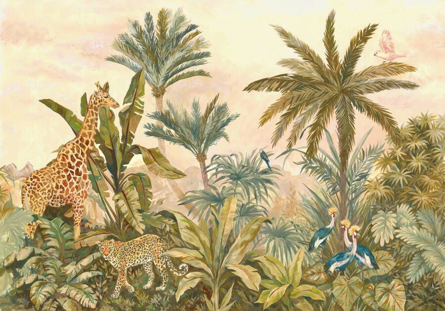 Komar Vliesbehang Tropical Vintage Garden 400x280 cm (breedte x hoogte) - Foto 4