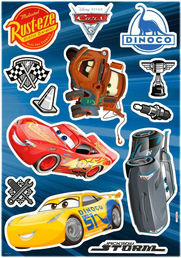 Komar Wandfolie Cars3 afm. 50 x 70 cm zelfklevend wandstickers kinderkamer - Foto 5