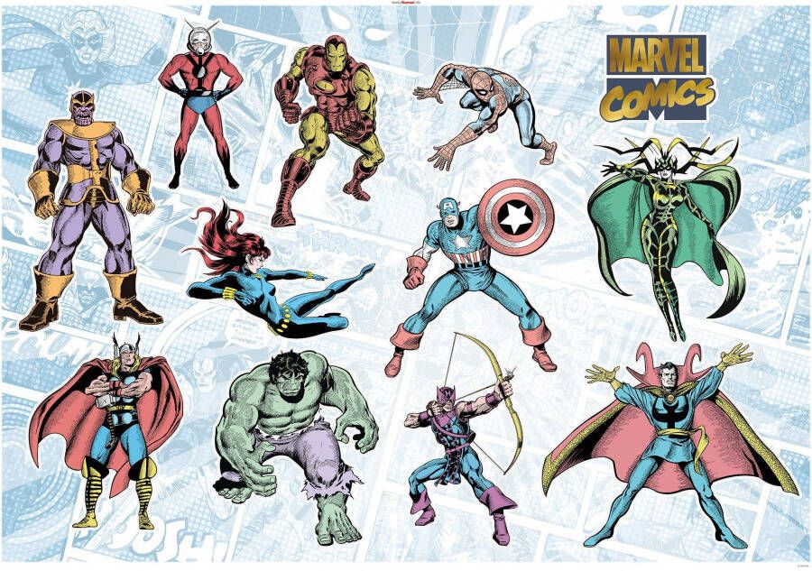 Komar Wandfolie Marvel Comics Collection afm. 100 x 70 cm (11-delig) - Foto 7