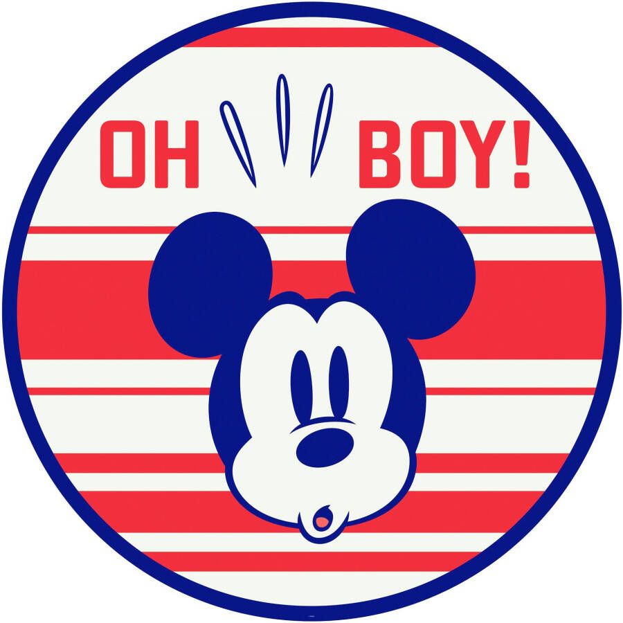 Komar Wandfolie Mickey Oh Boy 125 x 125 cm (breedte x hoogte) rond en zelfklevend (1 stuk) - Foto 6