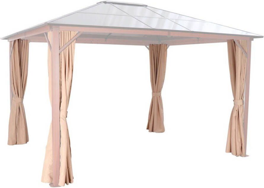 KONIFERA Zij-element partytent voor hout-look bxd: 300x365 cm (4 stuks) - Foto 4