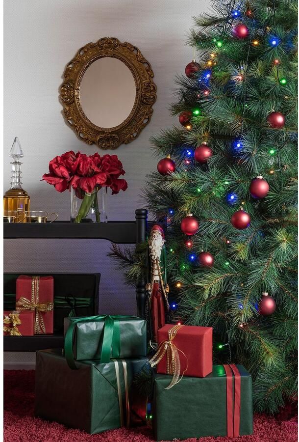 KONSTSMIDE Led-boomverlichting Kerstversiering kerstboomdecoratie Ring Ø 8 5 strengen à 40 multicolor diodes gevroren voorgemonteerd - Foto 3