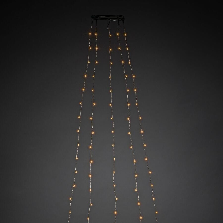 KONSTSMIDE Led-boomverlichting Ledlichtsnoer met ring ø 11 led druppel 5 strengen à 48 dioden (1 stuk) - Foto 2