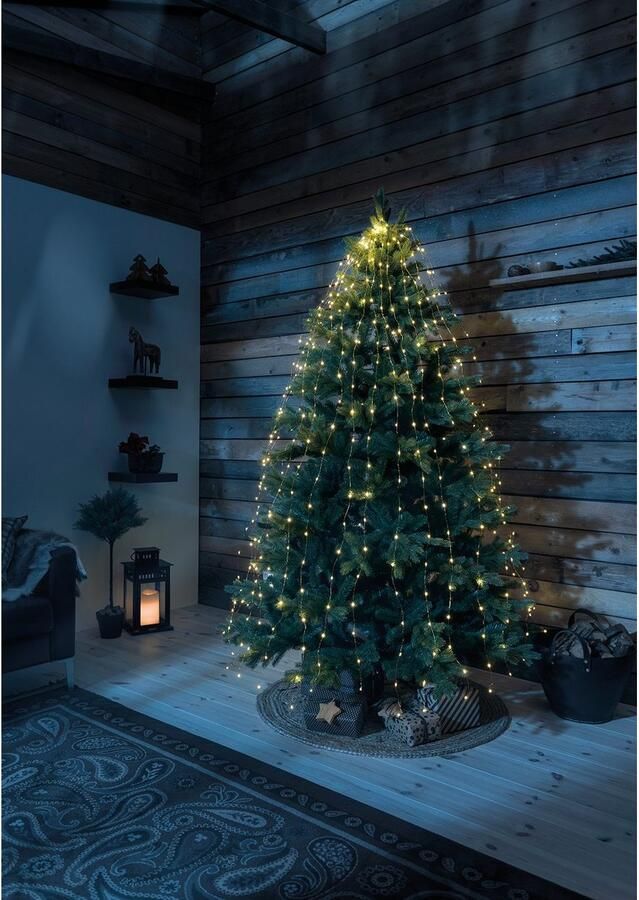 KONSTSMIDE Led-boomverlichting Ledlichtsnoer met ring ø 11 led druppel 5 strengen à 60 dioden (1 stuk) - Foto 2