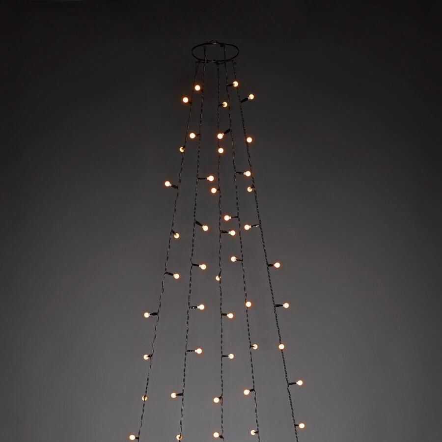 KONSTSMIDE Led-boomverlichting Ledlichtsnoer met ring ø 11 met globes 5 strengen à 30 dioden (1 stuk) - Foto 2