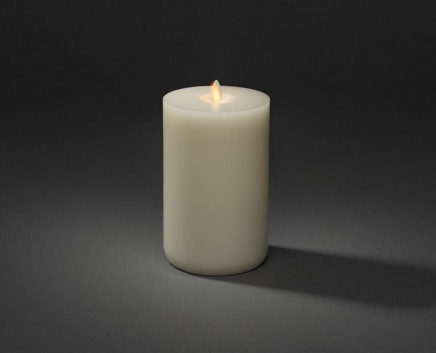 KONSTSMIDE Led-kaars Led kaars van echte was met 3D vlam blaasfunctie met touch (1-delig) - Foto 2