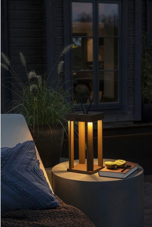 KONSTSMIDE Led-lantaarn Cannes LED USB-lantaarn 42cm dimbaar 2700 3000K (2 stuks) - Foto 3